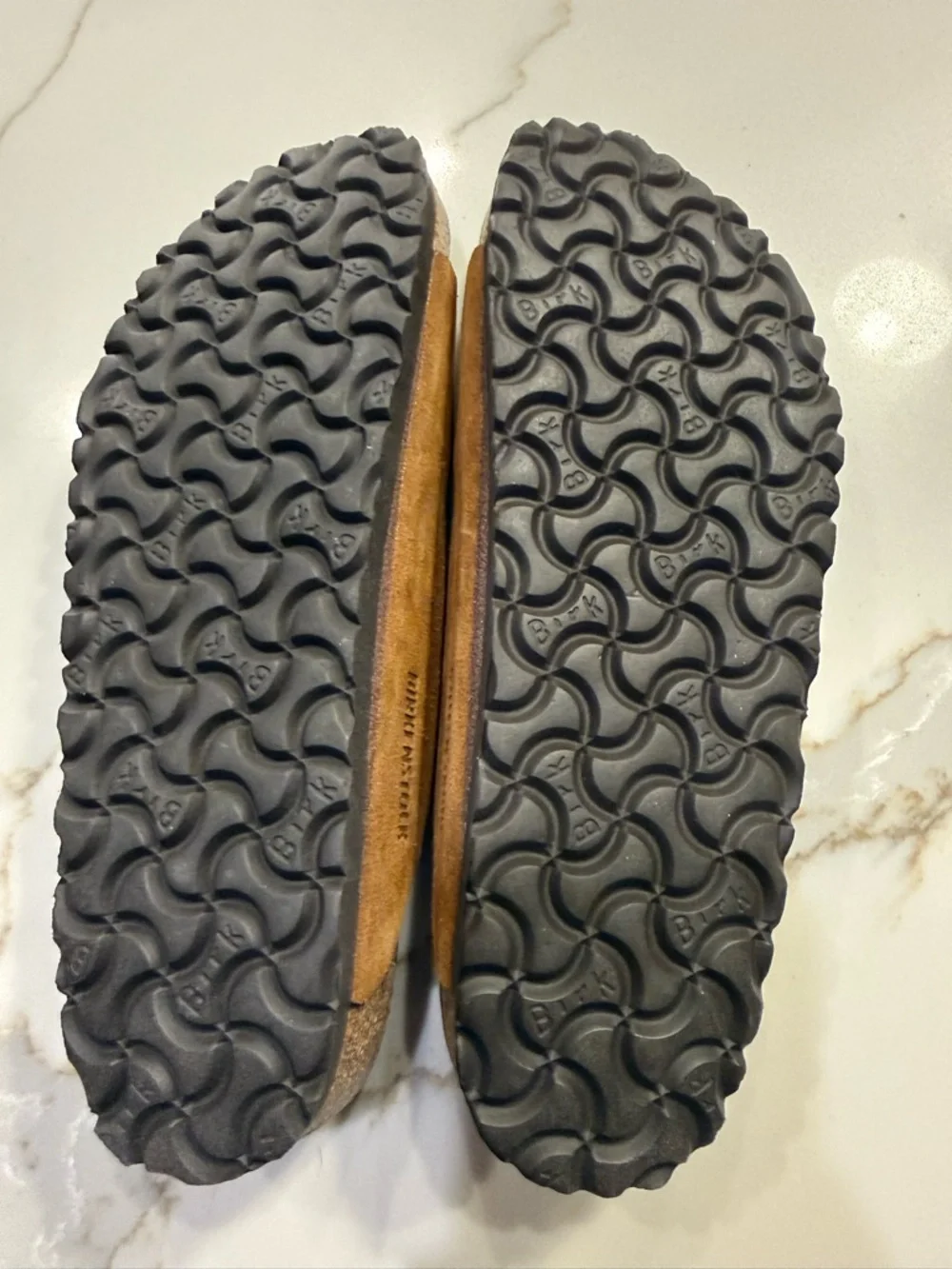 Birkenstock Suede Sandals - mink suede narrow - Picture 4 of 5